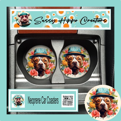 Sottobicchieri auto pit bull - auto,