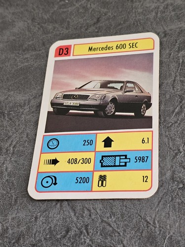 Mercedes 600 sec scheda - sec,