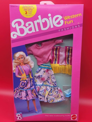 Barbie mattel 1989 western fun - mattel,