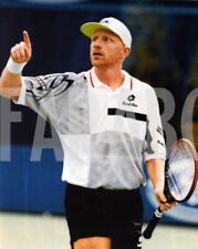 Foto vintage Becker a Melbourne per gli Australian Open 1996, stampa 15x21 cm