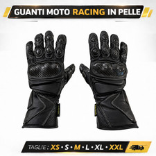 Guanti moto pelle con - guanti, da