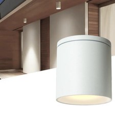 Faretto plafoniera lampada da soffitto cilindrica GU10 da esterno impermeabile