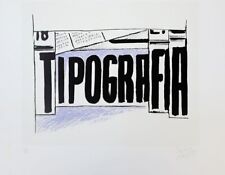 Giacomo BALLA, Tipografia, tiratura limitata con autentica delle figlie