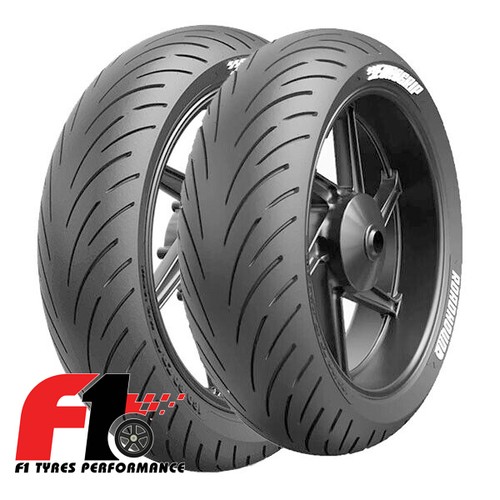 Coppia gomme moto - moto, eurogrip