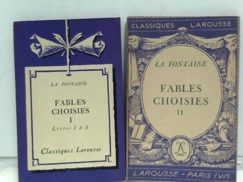 Fables choisies i - -,