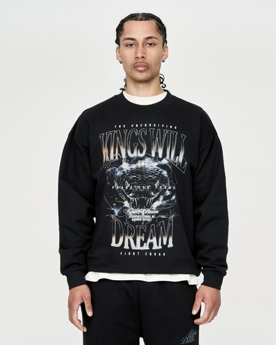 Felpa girocollo uomo oversize