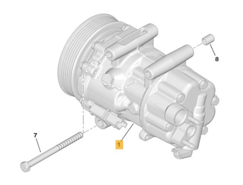 Compressore aria condizionata - compressore,