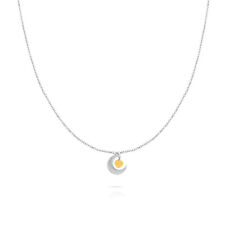 Ops Objects Collana Donna in Acciaio con Luna e Cuore OPSCL-773