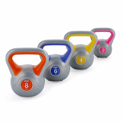 York vinyl kettlebell set - kettlebell,