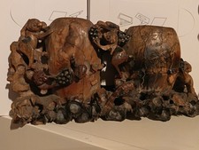 Antica scultura in steatite asiatica pietra saponaria