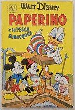 31) ALBI D'ORO Disney 1953 n.  38 Paperino e la pesca subacquea - edicola