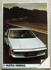 Brochure vendita auto MATRA