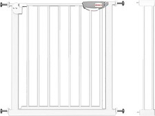 Cancelletto di sicurezza UBRAVOO , larghezza 85-94 cm , altezza 100 cm bianco