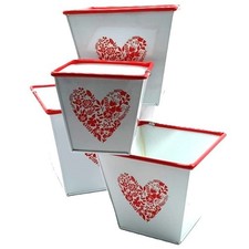 set 4 portavaso cache pot con