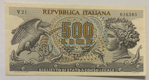 Italia 500 lire 1970 - , p-93a