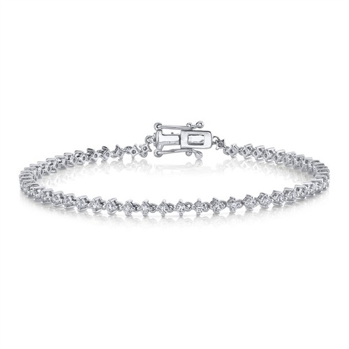 14k oro bianco diamante - bianco,