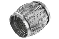 FLESSIBILE MARMITTA UNIVERSALE: DIAMETRO 76 MM - LUNGHEZZA 100 MM