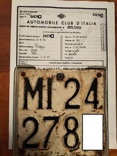 Vespa 150 VL3T targa e visura no libretto carta circolazione  no complementare