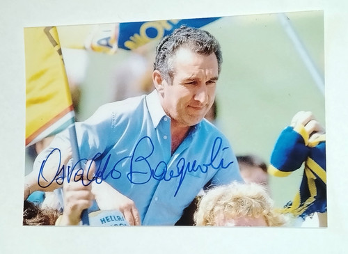 Autografo osvaldo bagnoli - autografo,
