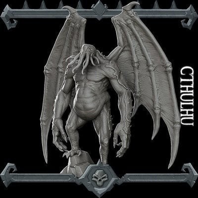 Grande cthulhu statua di - cthulhu,