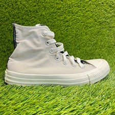 Scarpe sneakers casual beige Converse Chuck Taylor All Star Hi donna taglia 5,5