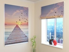 tenda a pacchetto ARREDALACASA con il pontile sul mare - MISURE PERSONALIZZABILI