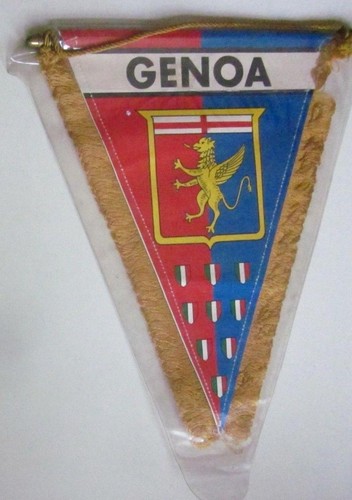 Gagliardetto genoa busta - gagliardetto,