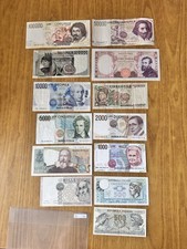 LOTTO 13 BANCONOTE LIRE 100000