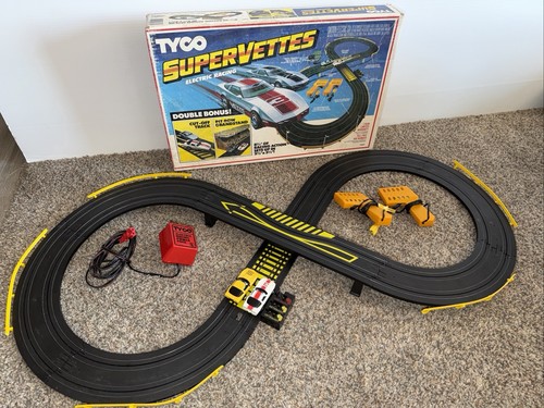 Tyco supervettes slot - supervettes, track