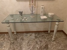 Tavolo Consolle In Vetro