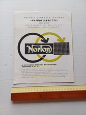 Norton produzione modelli anni 60 depliant ITALIANO originale