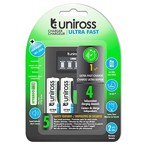 Uniross caricabatterie ultra - caricabatterie,
