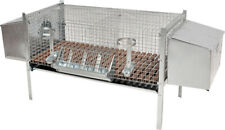 Gabbia Conigli Due Fattrici cm 100x50 Xh 70 Mg Gabbie L57