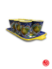 Tazzine con vassoio - , in