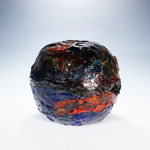 Grande vaso sferico - , geacolor