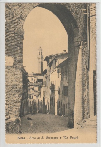 Antica cartolina siena - antica,