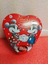 LINDT DISNEY TOPOLINO MINNIE SCATOLA DI LATTA TIN BOX LINDOR CUORE