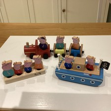 Play-set barca in legno Peppa