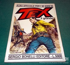TEX ALBO SPECIALE TEXONE n. 1 "Tex il Grande" disegni di Guido Buzzelli 1988