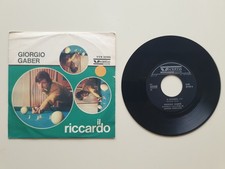 Giorgio Gaber "Il Riccardo/Donna Donna Donna" 1969, 45 giri*