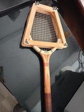Racchetta Dunlop Maxply Da Tennis Vintage Made In England Con Custodia In Legno