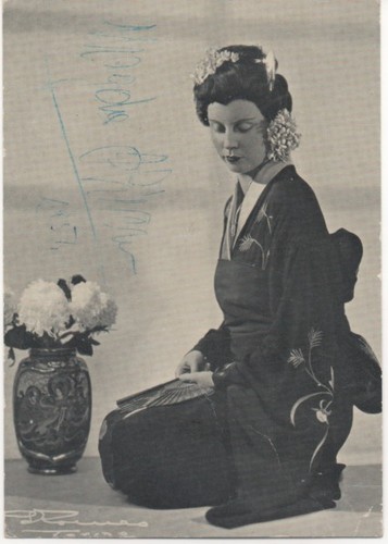 Autografo magda olivero - autografo,