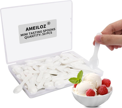 50pcs mini cucchiai - 50pcs, 3"