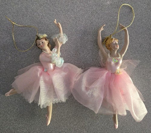 Ornamenti ballerine rosa 6 - ornamenti,