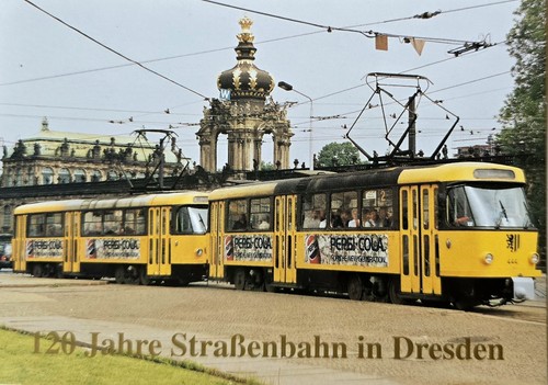 Cartolina dresda tram - tram,