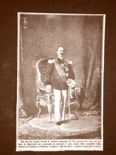 Ritratto italia vittorio - ritratto, re