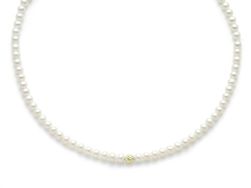 Collana filo perle - di,