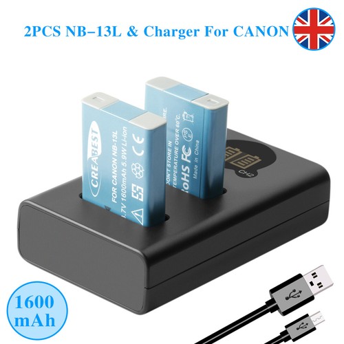 Batteria 13l per canon - 2x,