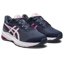 Scarpe ragazza Asics Duomax GT1000 12 GS 1014A296-020 Blu-Rosa-Grigio