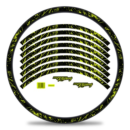 Set adesivi cerchi bici mtb - adesivi,
